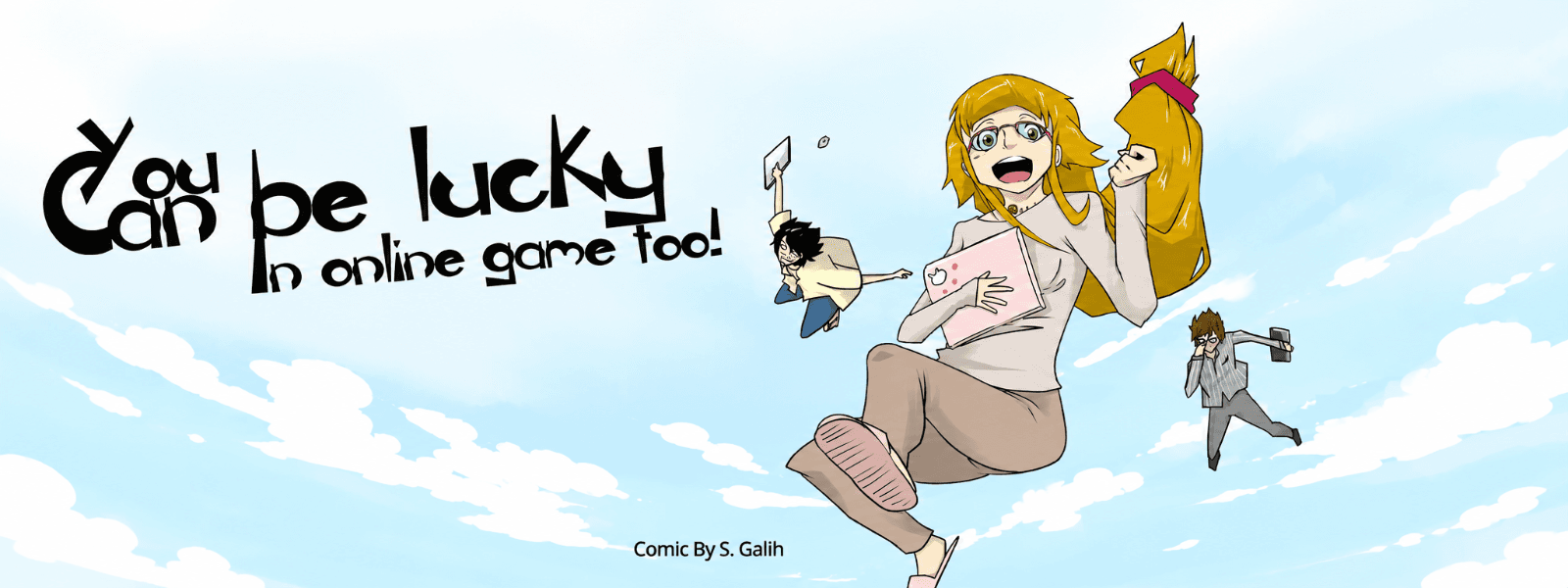 Banner You Can Be Lucky In Online Game Too